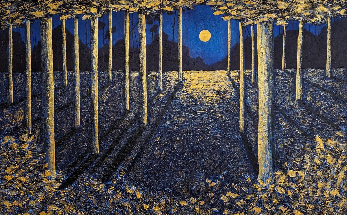 Golden Wood 
#art #artwork #painting #wood