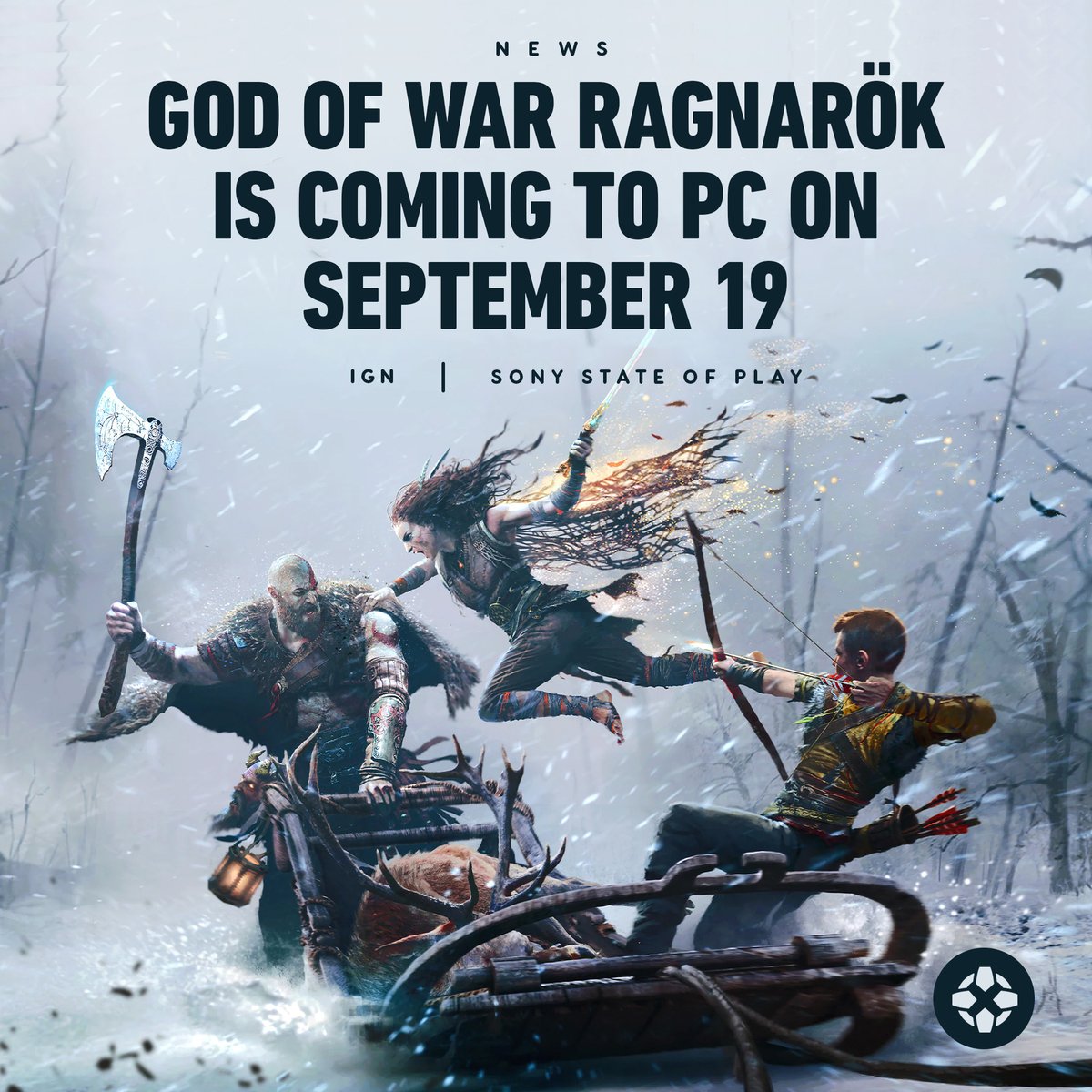 God of War: Ragnarok is the latest PlayStation exclusive to head to PC, joining its predecessor on Steam on September 19. bit.ly/4e5jBZK

#StateOfPlay #IGNSummerOfGaming