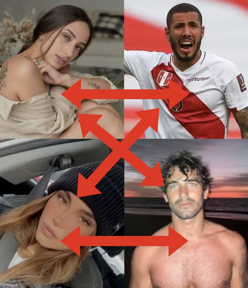 En resumen d la pelea d influencers: 
Valery Revello y Peña fueron pareja. 
Lowcelis y Diego Rodriguez fueron pareja. 
La Revello acusa a Lowcelis de meterse con Peña en plena relación. 
Después d tiempo la Revello sale con Diego Rodriguez. 
¿Maluma q hacemos? #AgrandamosElCuarto