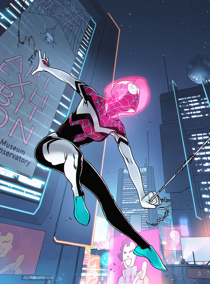 comfortgwens's tweet photo. Spider-Gwen 2099 by Bengal https://t.co/ak0oXXx3mF