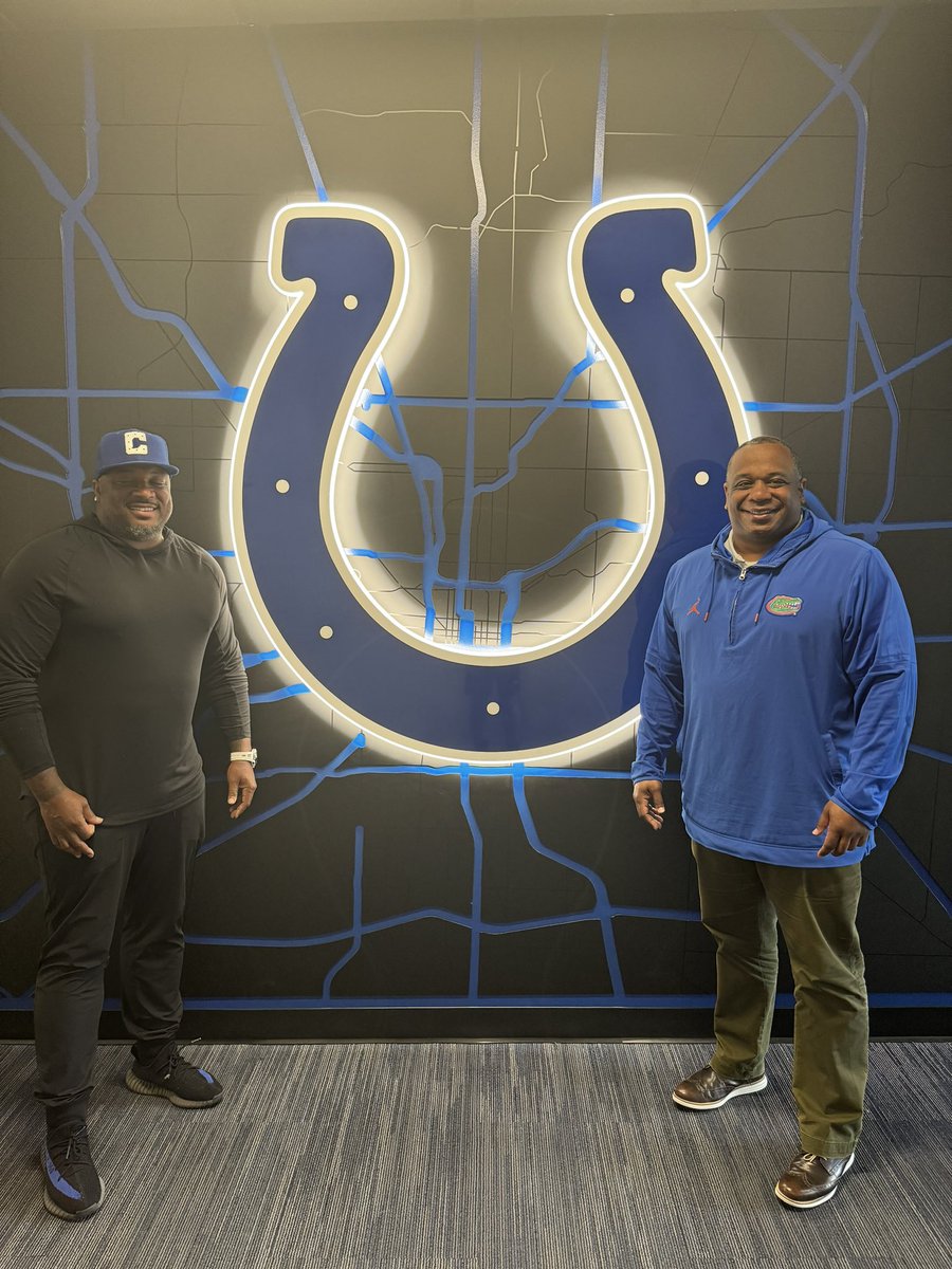 I want to thank the entire Indianapolis Colts football organization for sharing knowledge and for their hospitality, this week, especially Coach Cato June. @CatoJune @Colts