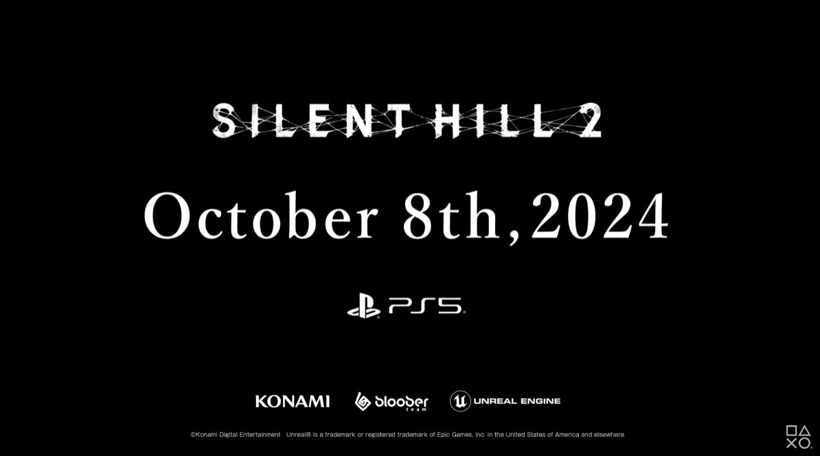 🍅 Silent Hill 2 Remake, c'est le 8 octobre sur PS5 !