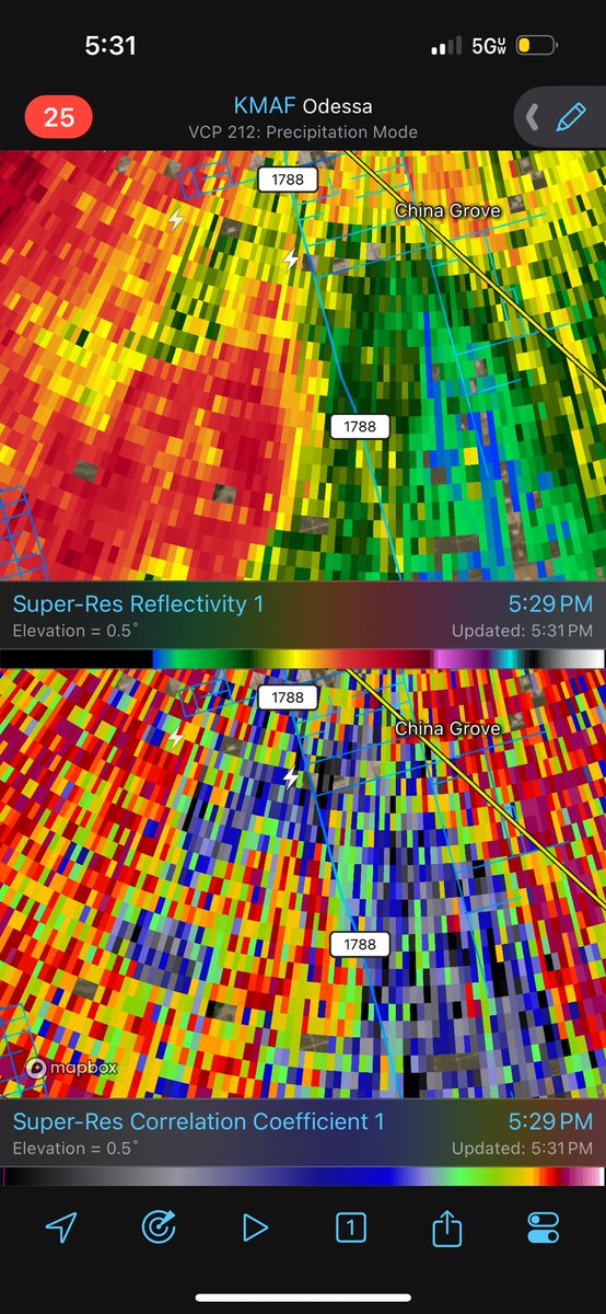 Possibly intense tornado near china grove Texas! Take cover now! #wxtwitter #tornado