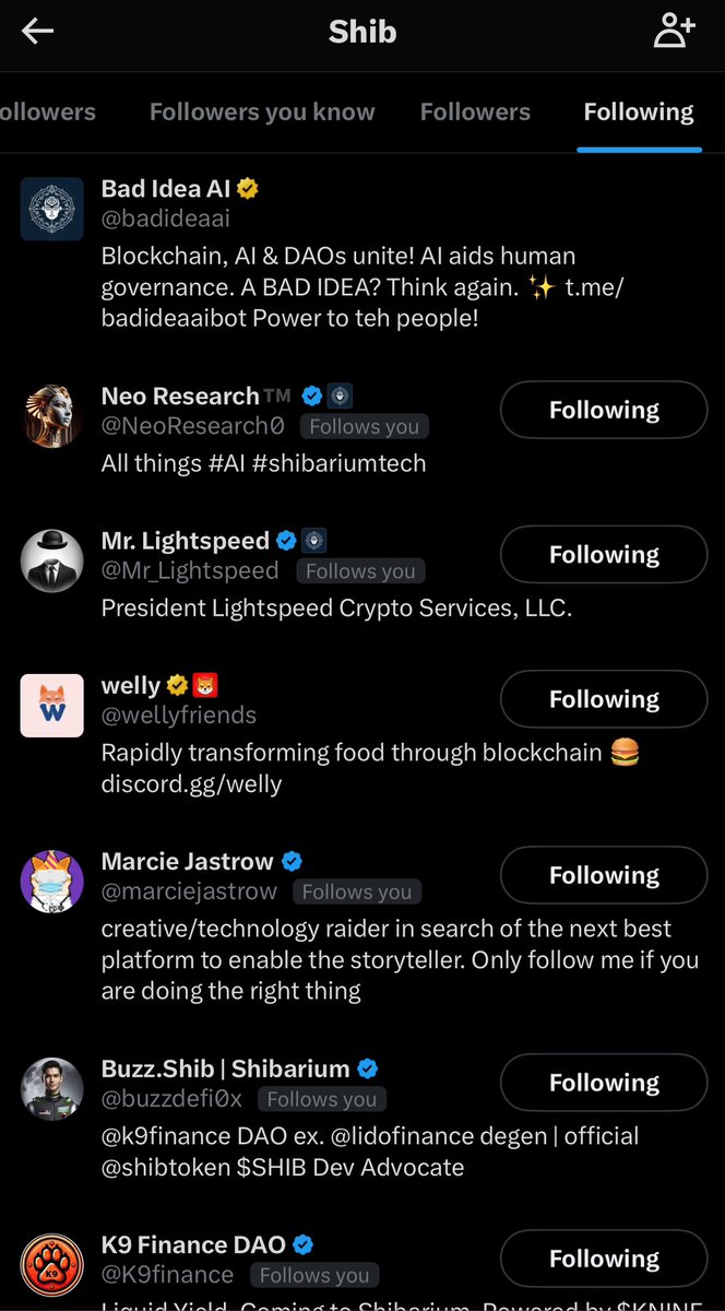 badideaai's tweet photo. The  @Shibtoken Token @X account has followed @badideaai 

“We Carry the $Shib Flag” 

#partnershib https://t.co/klDfHSNZjt