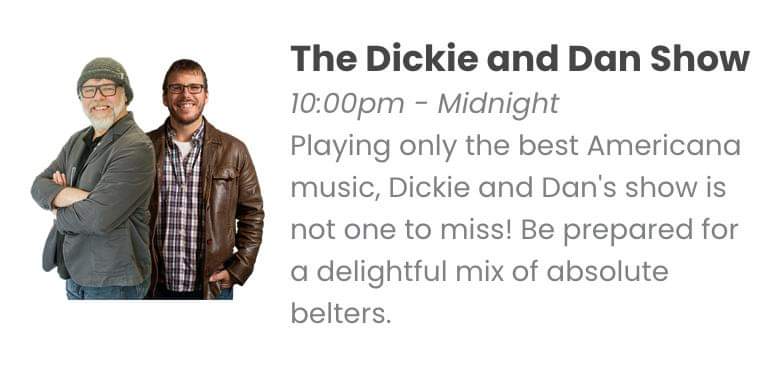 Thank you <a href="/DickieandDan/">Dickie and Dan’s Americana Show</a> (York, U.K.)
for playing my song "The Rain" on your radio show last. Listen to the May 29 show archive here.
#songwriter #americana
listenagain.jorvikradio.com/dickieanddan