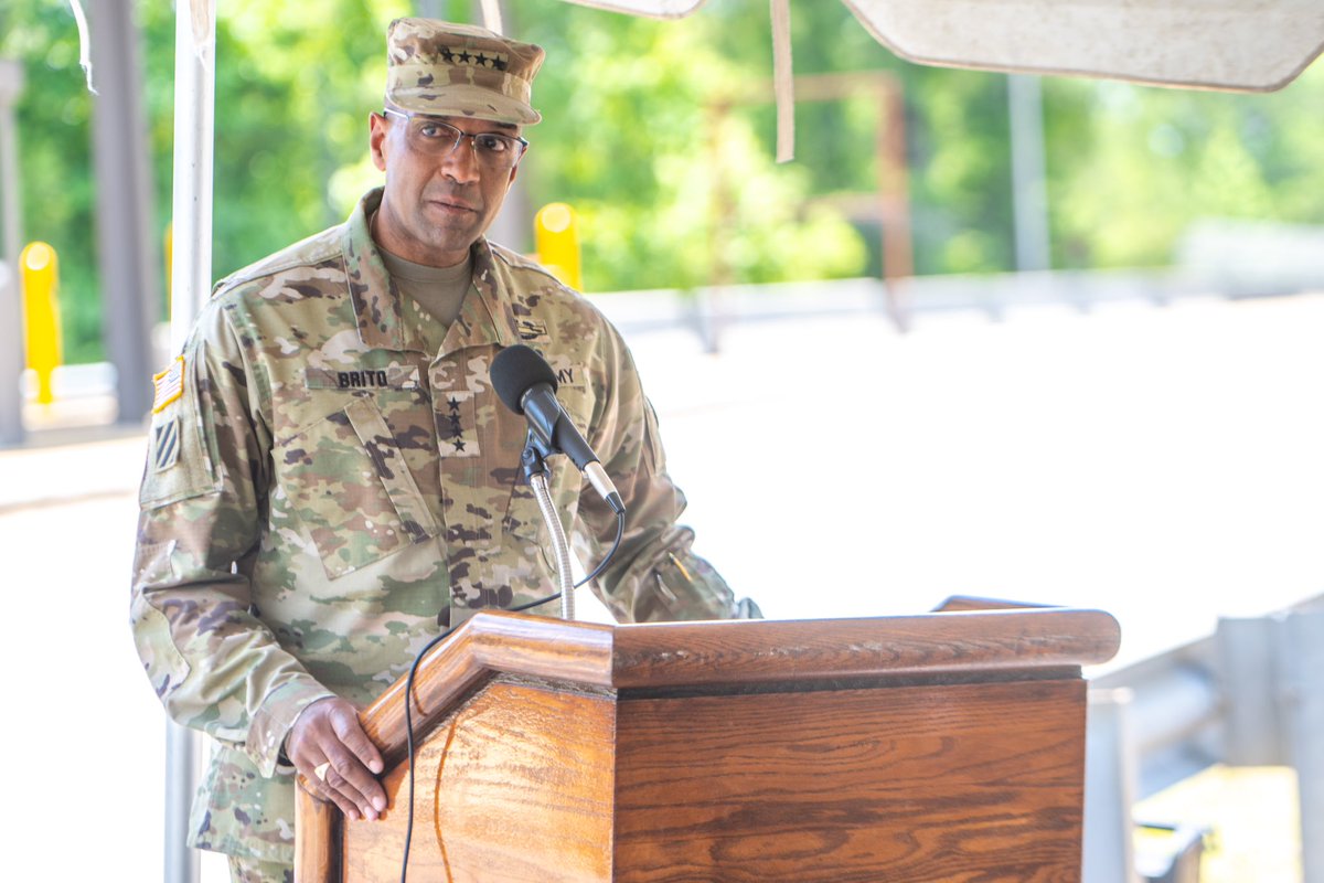 Another great day on Fort Moore … dedicating our final gate … at Sand Hill for SFC Alwyn C Cashe, Medal of Honor recipient in 1-15 IN, 3rd BCT, 3rd ID. GEN Gary Brito was his Battalion Commander and our guest speaker today. Each gateway onto post is now named for a true hero!