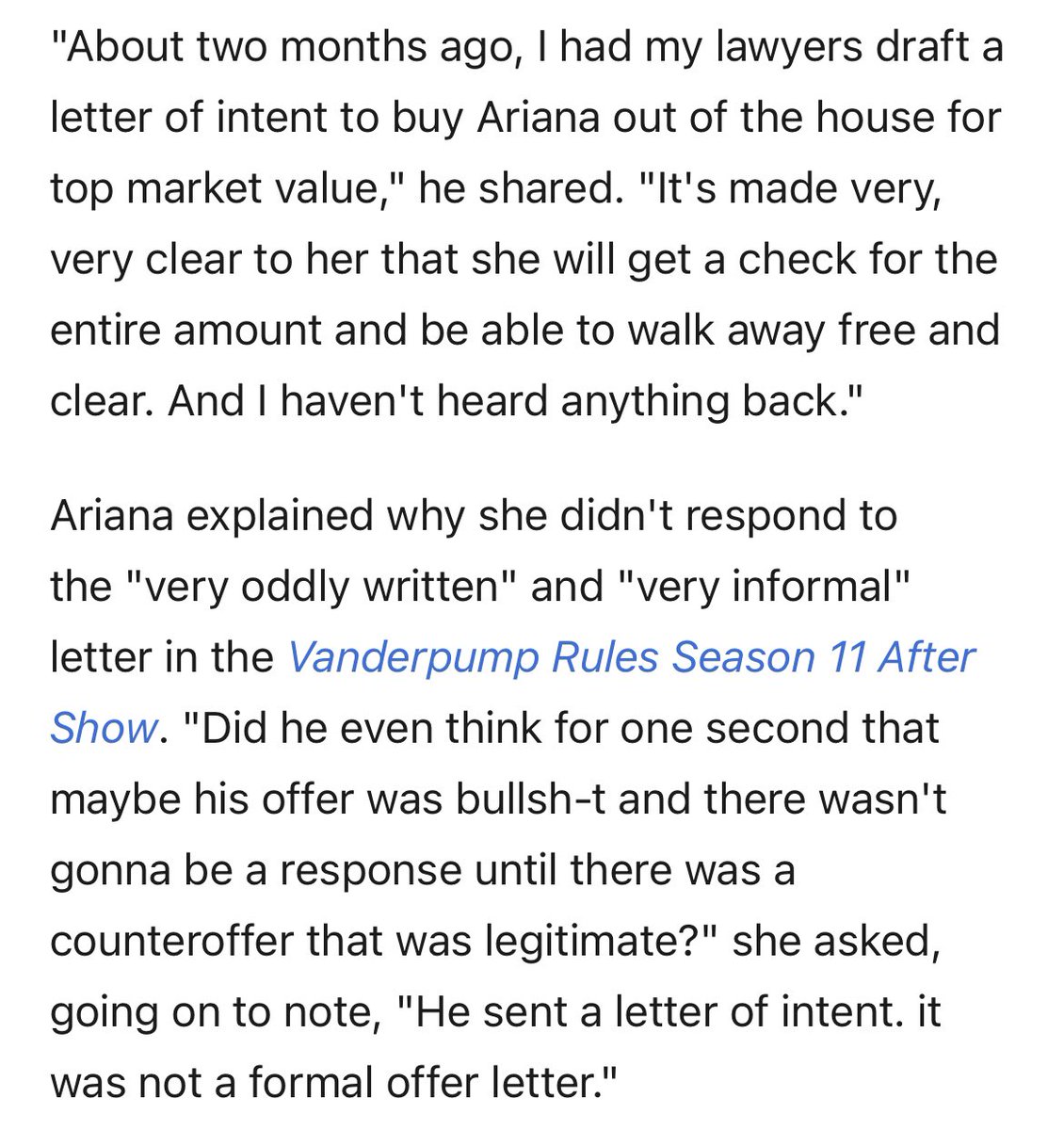 PippasMumzy's tweet photo. @LoveCindyCee On Kristin’s podcast, Luke estimated his mortgage with the refi to be around $22,000/month. That wouldn’t include the $8,314 Ann calculated they both paid in shared monthly expenses. They refinanced in 2021 so Tom could invest in Schwartz & Sandy’s. #VprRules https://t.co/hirMWqDoDC