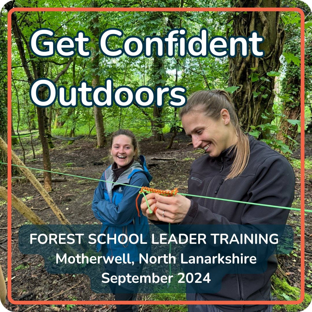 Join us for Forest School Leader Training this autumn 🌳🍂🔥

Motherwell, North Lanarkshire 

Booking now open.

Drop us a message to find out more.

#CPD #forestschool #training #lanarkshire #outdoorlearning