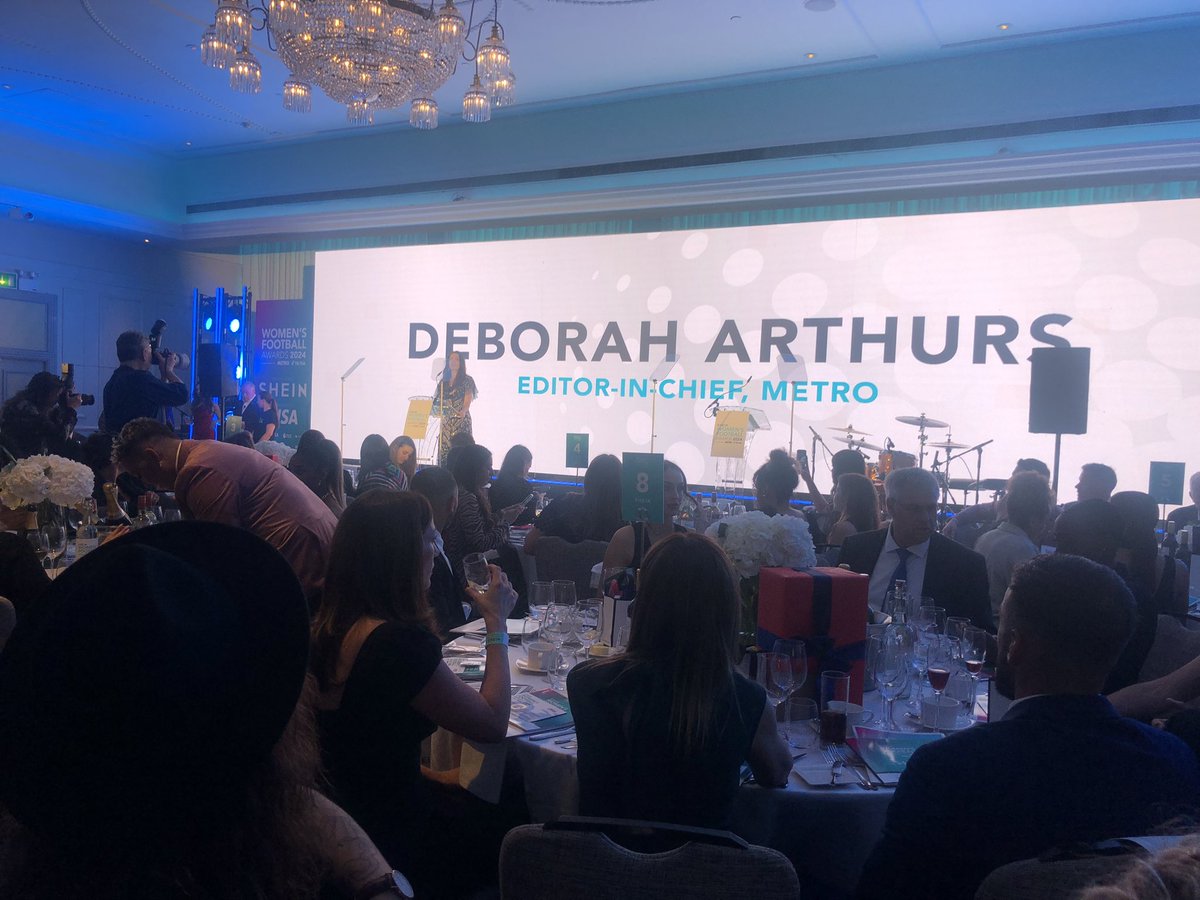 Dave Gurney (@davejgurney) on Twitter photo Great night at the <a href="/_WFAs/">Women’s Football Awards</a> with <a href="/deboraharthurs/">Deborah Arthurs</a> <a href="/kvlmason/">Kate Mason</a> <a href="/DaveFilmerMetro/">Dave Filmer</a> and the rest of the Metro team. Very proud to be media partner for this wonderful event and many congratulations to all the winners. Great night at the <a href="/_WFAs/">Women’s Football Awards</a> with <a href="/deboraharthurs/">Deborah Arthurs</a> <a href="/kvlmason/">Kate Mason</a> <a href="/DaveFilmerMetro/">Dave Filmer</a> and the rest of the Metro team. Very proud to be media partner for this wonderful event and many congratulations to all the winners.