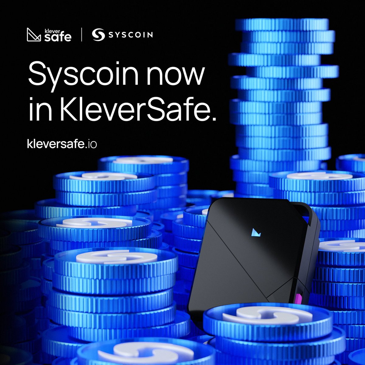 🔔 <a href="/syscoin/">Syscoin</a> $SYS #NEVM is available in #KleverSafe

Experience unparalleled speed, rock-solid security &amp; fluid transactions with our top-tier #hardwarewallet

🔐 Safely manage, store, transfer &amp; receive $SYS

Own your assets, own your peace of mind 💪

kleversafe.io