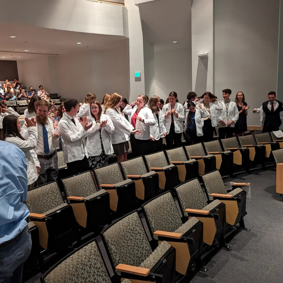 Today our Residential Pathway Class of 2026 officially joined our family, accepted their PT toolkits and white coats, and recited their oaths.