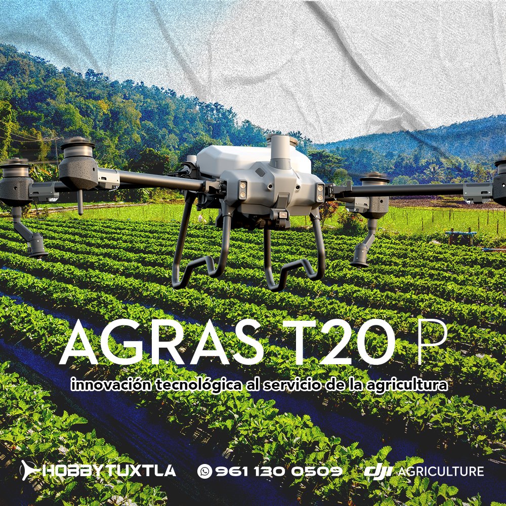 ¡Transforma tus prácticas agrícolas y lleva tu granja al siguiente nivel con el dron DJI Agras T20P!
Adquiérelo hoy y experimenta el poder de la tecnología en la agricultura moderna.

#AgrasT40 #DroneAgricultura #DronesdeFumigacion #Agricultores #AgriculturaInteligente