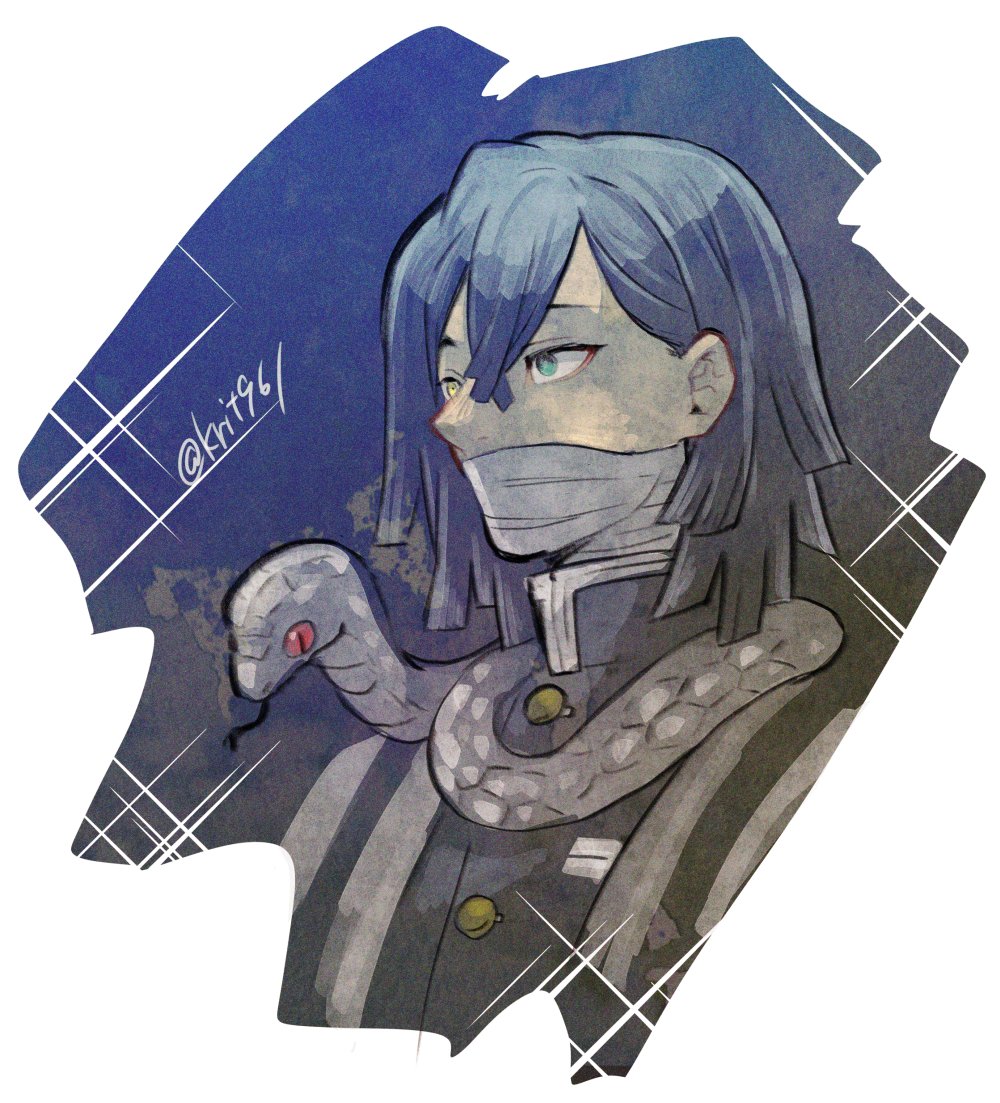 # 今月描いた絵を晒そう
今月は🍃🐍ばかり描いてた