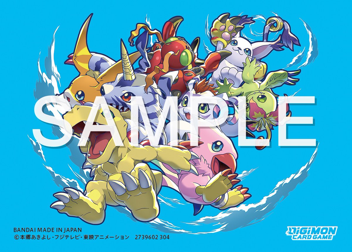 digimon_tcg's tweet image. 本日5/31(金)は『デジモンカードゲーム オフィシャルカードスリーブ2024 Ver.2.0』の発売日です！

新規デザイン4種のスリーブでお気に入りのデッキやカードを保護しよう!!

🔽詳細はこちら
x.gd/C5CN0

#デジカ 
#デジモンカードゲーム 
#デジモン 
#digimon