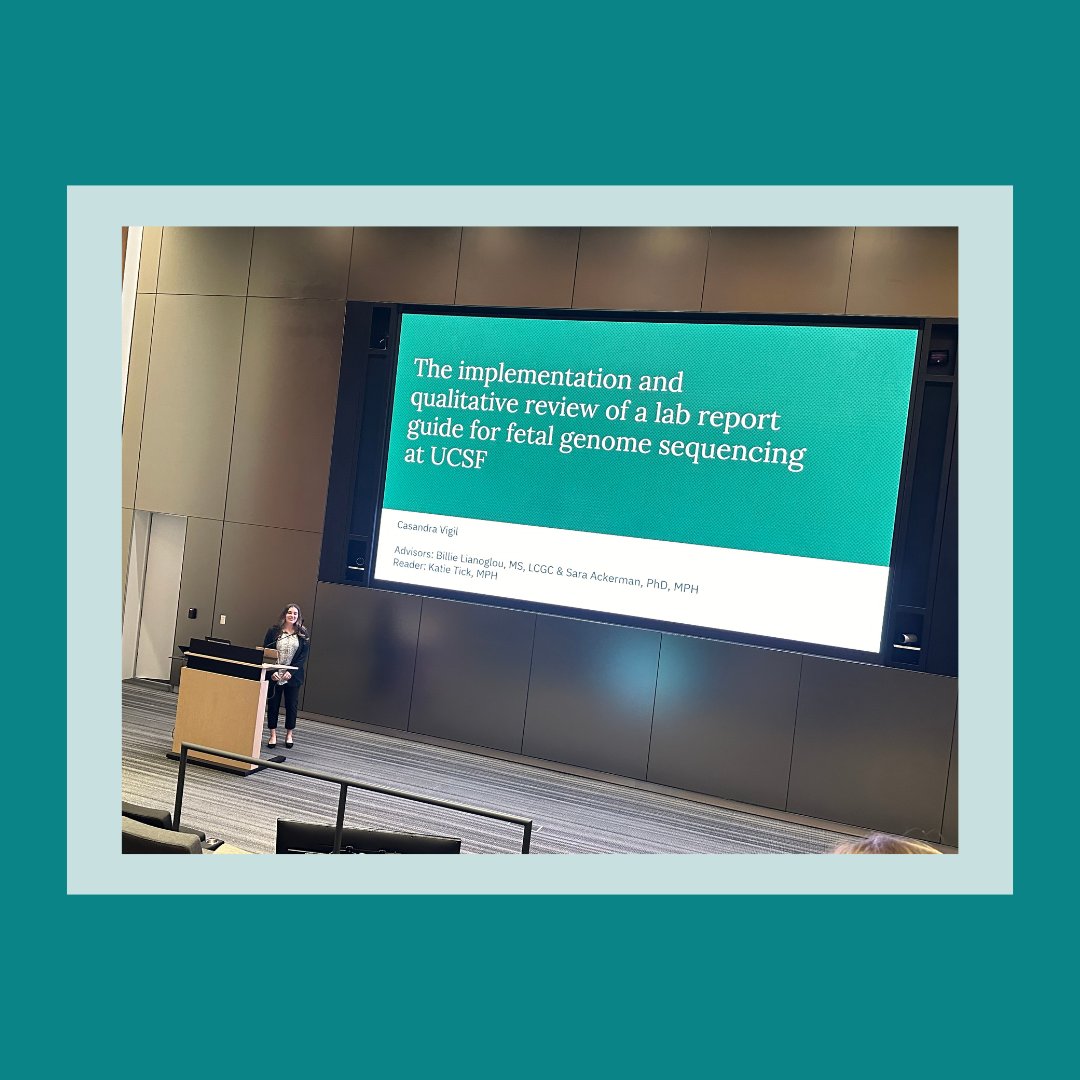 UCSF Genetic Counseling Program tweet media