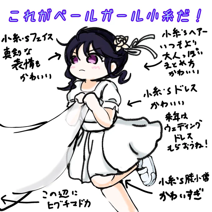 ベールガール小糸図解! 