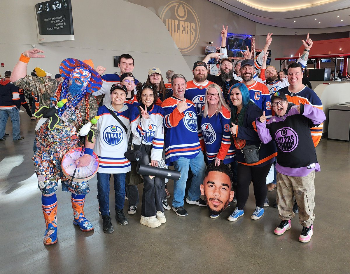 Some of those people are right here! We’re the best fans in the league and these photos here prove it! And to think… These are just the ones I’ve met! Tagged the limit and there’s so many more that I ran to of tags for, or couldn’t. #LetsGoOilers
