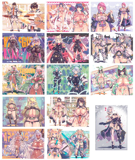 #今月描いた絵を晒そう
記念切手みたいだ……
大半skebですね 御依頼有り難う御座いました……! 
