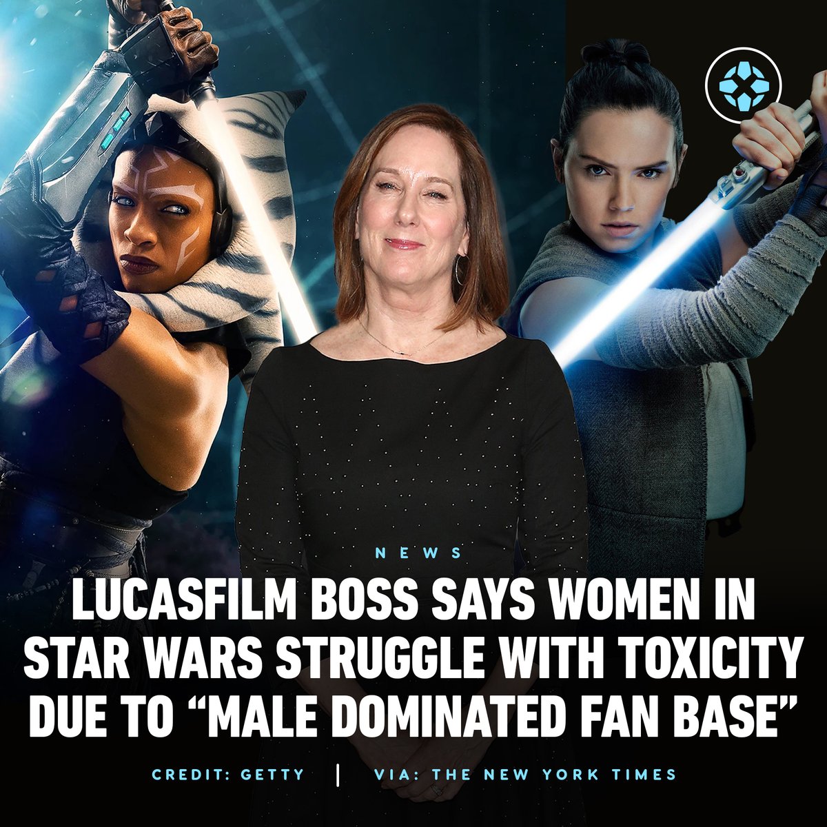 'My belief is that storytelling does need to be representative of all people,' said Lucasfilm president Kathleen Kennedy.

The Acolyte will be the first Star Wars show created by a woman and Sharmeen Obaid-Chinoy will be the first woman to direct a film. bit.ly/3VkaFsm