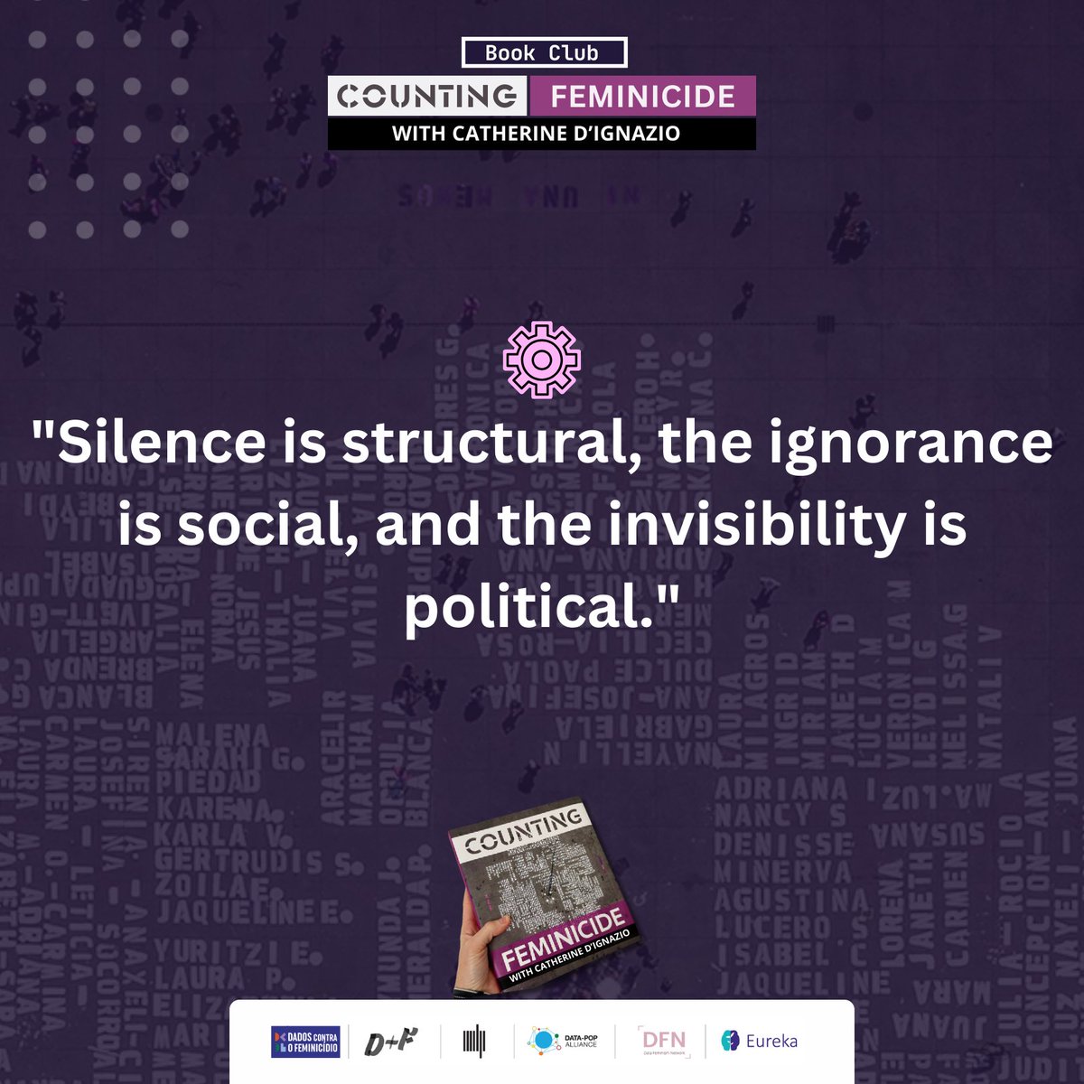 datapopalliance's tweet photo. ✊🏽Grassroots data activists fight missing #feminicide data with #counterdata to shed light on the issue and to seek restoration and transformation.
📖To learn more and discuss, join the #free Book Club “Counting Feminicide with Catherine D’Ignazio” ➡️ https://t.co/kcsMH4mHVv https://t.co/31MAmjNKzQ