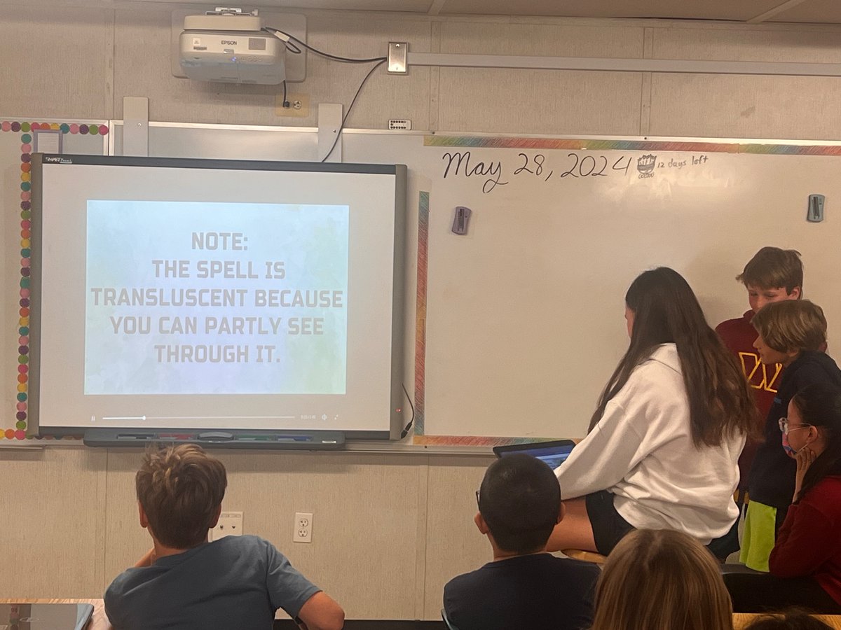 MsFearrington's tweet photo. This week we presented our science projects! Students created a production that demonstrated their knowledge of light 💡and sound 🔊! https://t.co/Feti9v07SK