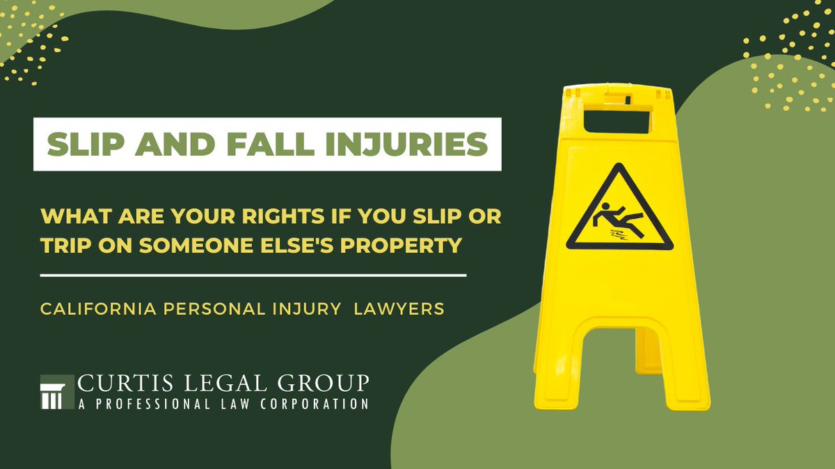 #Attorneys Ralph Curtis and Andrew Mendlin answer the #question: what rights do you have if you slip or trip on someone else's property? bit.ly/3V12AHK #SlipAndFallAccident #TripAndFall #AccidentLawyer