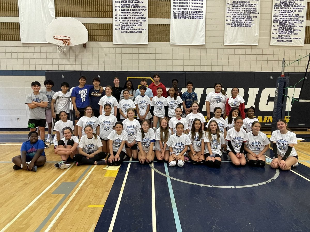 Samantha Edwards (@sameddie23) on Twitter photo Final day of our Junior Saints Volleyball Spring League and our athletes did not disappoint ! Thanks for everyone who participated this year and we can’t wait to see you in the future ! <a href="/StBenedictCSS/">St. Benedict C.S.S.</a> <a href="/D8Athletics/">District 8 Athletics</a> #WCDSBawesome Final day of our Junior Saints Volleyball Spring League and our athletes did not disappoint ! Thanks for everyone who participated this year and we can’t wait to see you in the future ! <a href="/StBenedictCSS/">St. Benedict C.S.S.</a> <a href="/D8Athletics/">District 8 Athletics</a> #WCDSBawesome