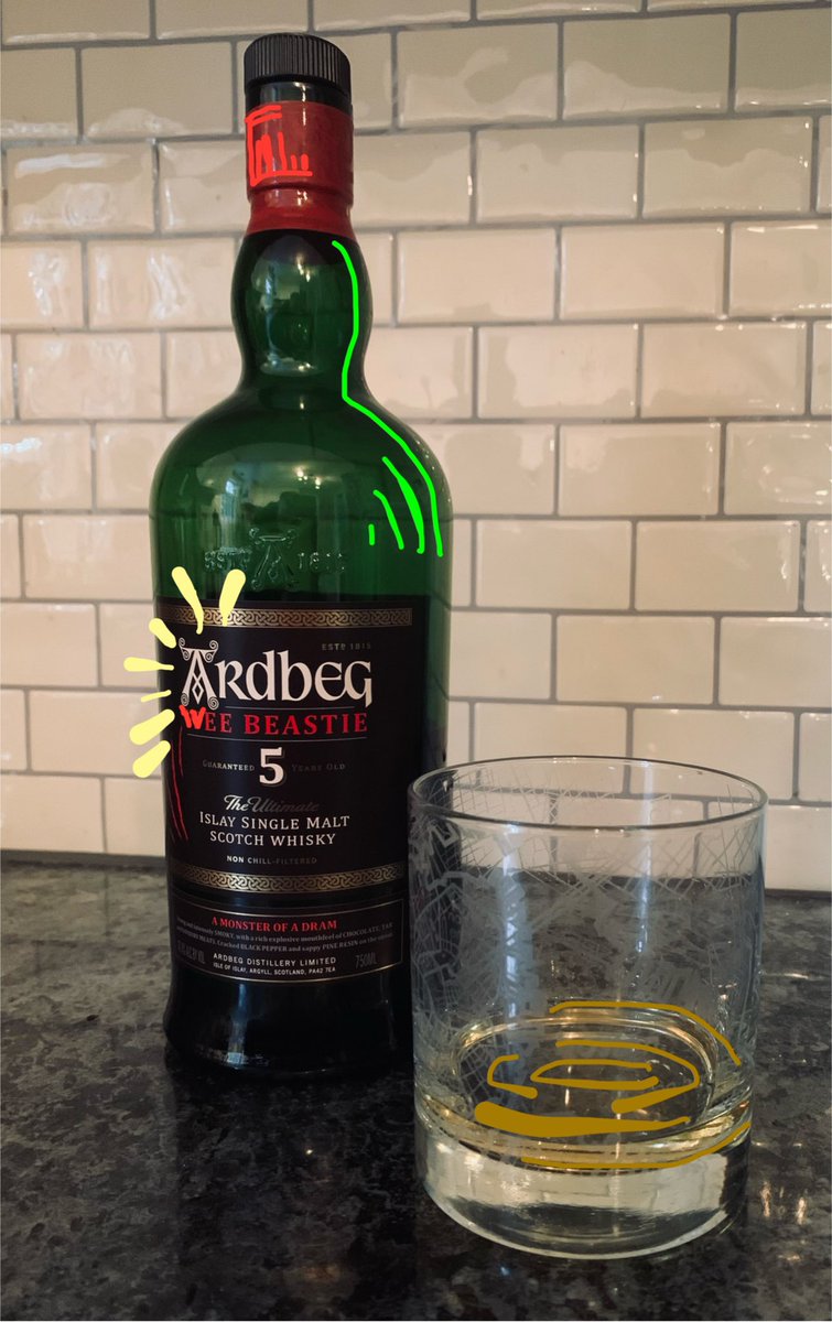 botolphus's tweet image. Poured oneself a Vital, Long-Awaited Celebratory 5-yr Wee Beastie Dram from @Ardbeg to celebrate a certain legal finding/milestone today, perhaps one would even call it a “verdict“. 

Keeping it Wee as to not get ahead of oneself.

#Islay #UisgeBeatha  #Whisky #Scotch #SingleMalt
