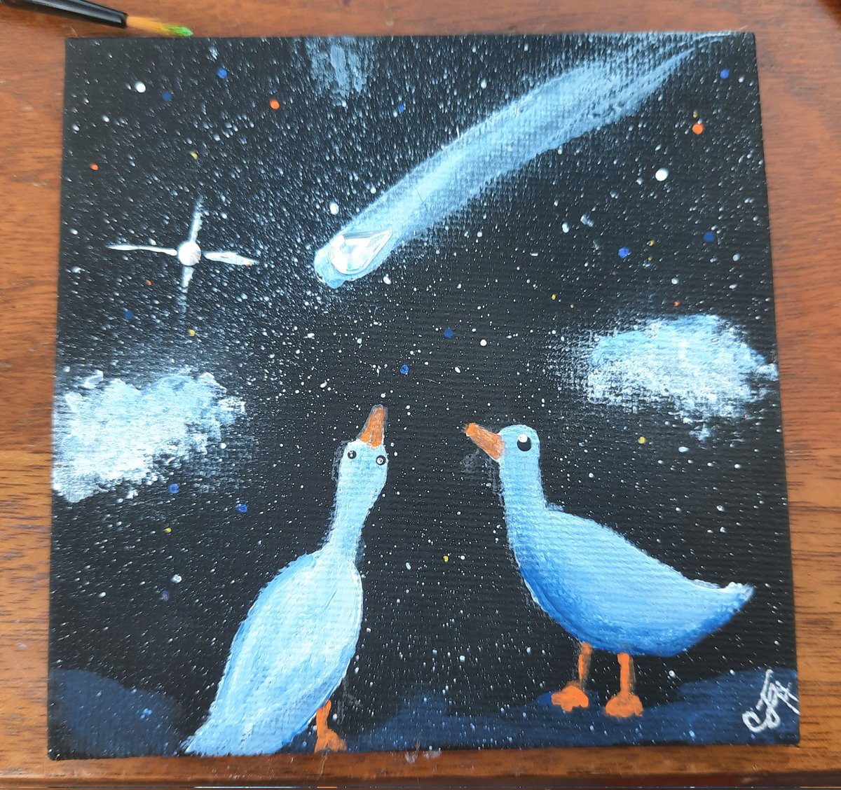 My contribution to #meteorducks #actuallygeese