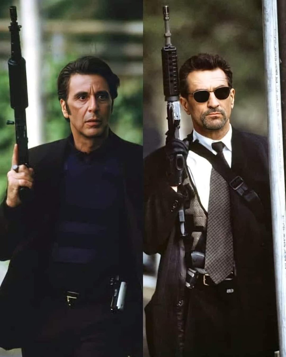 Pacino & De Niro in HEAT (1995)