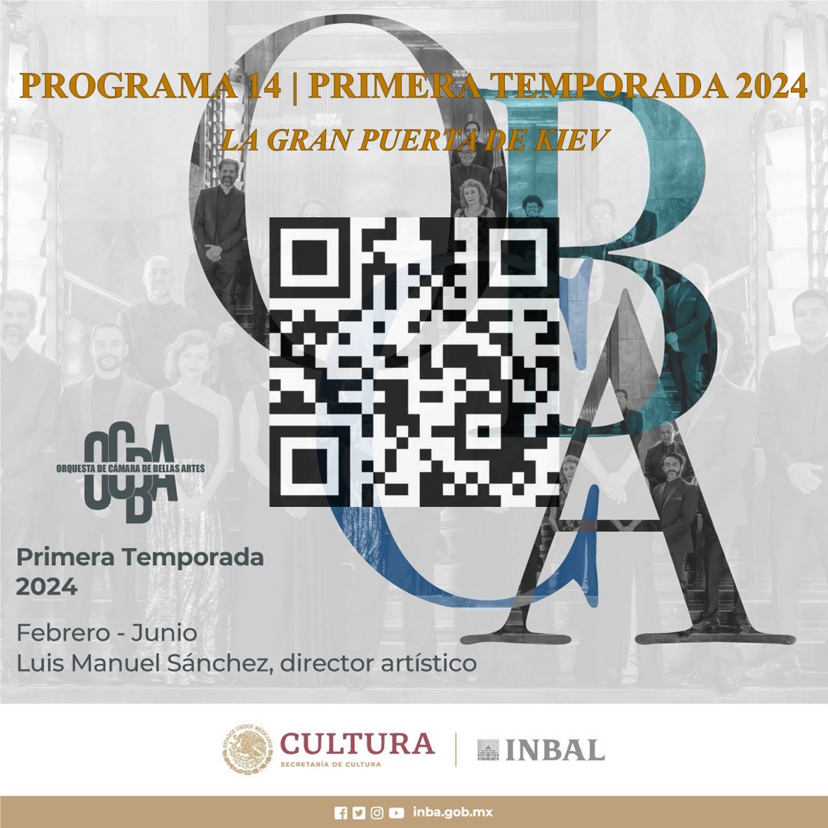 OCBA_MX's tweet photo. #Programa14
🎼Tenemos todo preparado. Interpretaremos los estrenos en nuestro país de las versiones para orquesta de cuerdas de obras de Rajmáninov, Koussevitzky y Mussorgsky🎶
Luis Manuel Sánchez, director artístico
Luis Angüis, #SolistaInvitao, contrabajo
Descarga el programa https://t.co/AYjiMY90OY