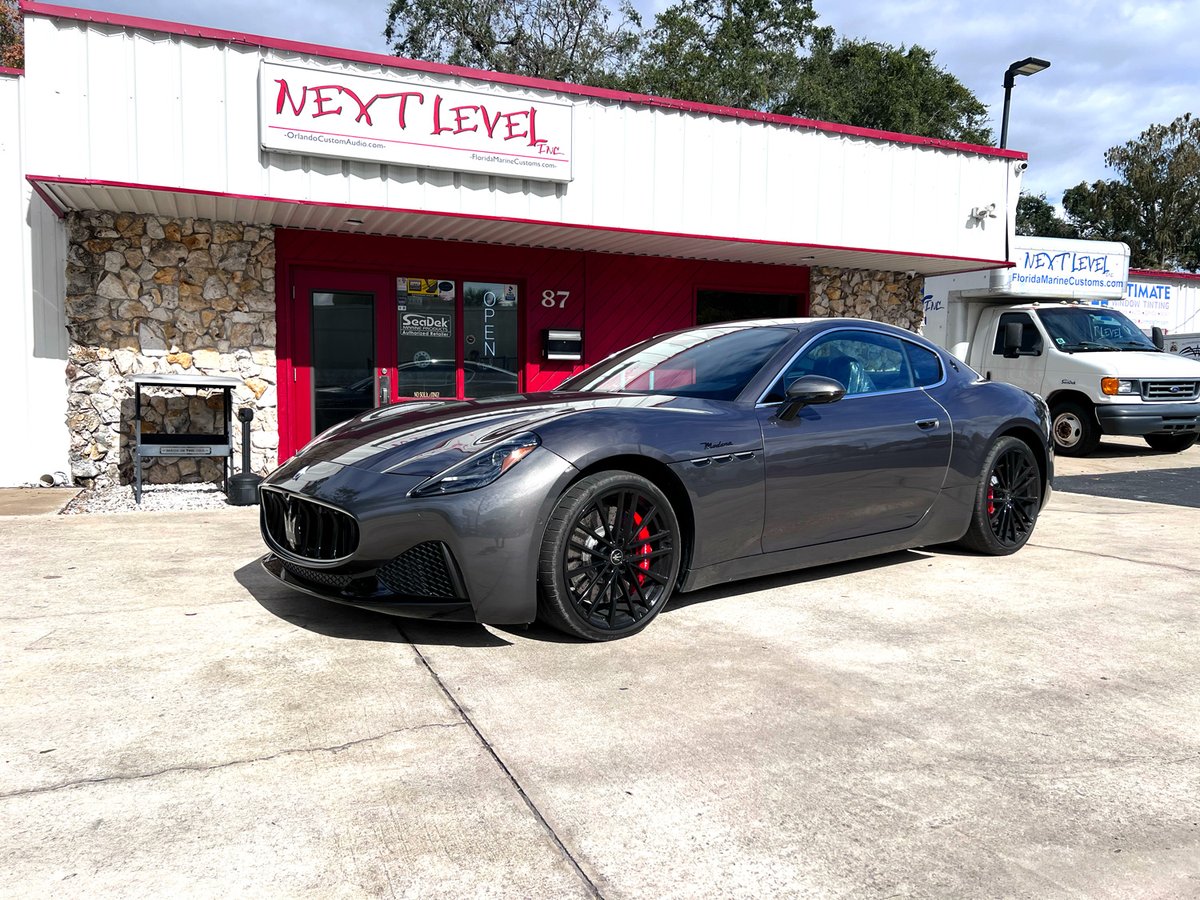 NextLevel407's tweet image. As an owner of a sports car like this Maserati, a speed ticket protection system is a must need. We installed a @k40electronics speed ticket protection system and a @JLaudio Audio Subwoofer.
#orlandocustomaudio #k40 #maserati #maseratimodena #nextlevel407 #jlaudio #subwoofer