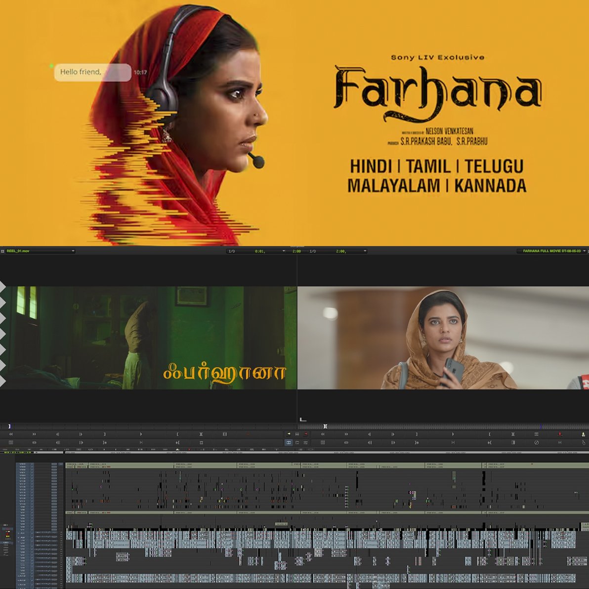 MediaComposer's tweet image. 🎞️ FARHANA — Avid Media Composer timeline
📷 instagr.am/editorsabu
▶️ avid.com/media-composer

#timeline #filmmaker #filmeditor #editor #postproduction #mediacomposer #avid #farhana #avidmediacomposer #avidtechnology