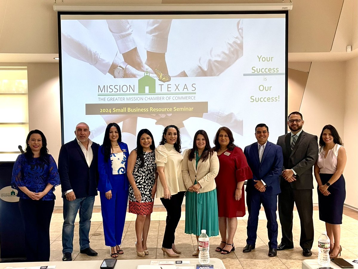 SBA_LRGV's tweet image. 🤝 Collaboration at its best! #SBA_LRGV participated at the Greater Mission Chamber of Commerce's Small Business Resource Seminar with partners offering invaluable insights on lending, permits, law, branding, insurance &amp;amp; more.

#SmallBizSupport 🚀 #businesspassion #collaboration