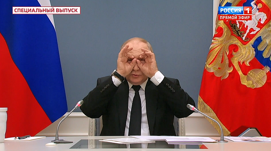 Meanwhile in Russia: Putin is staring at our justice system and is certainly relieved that Russia is not a democracy.