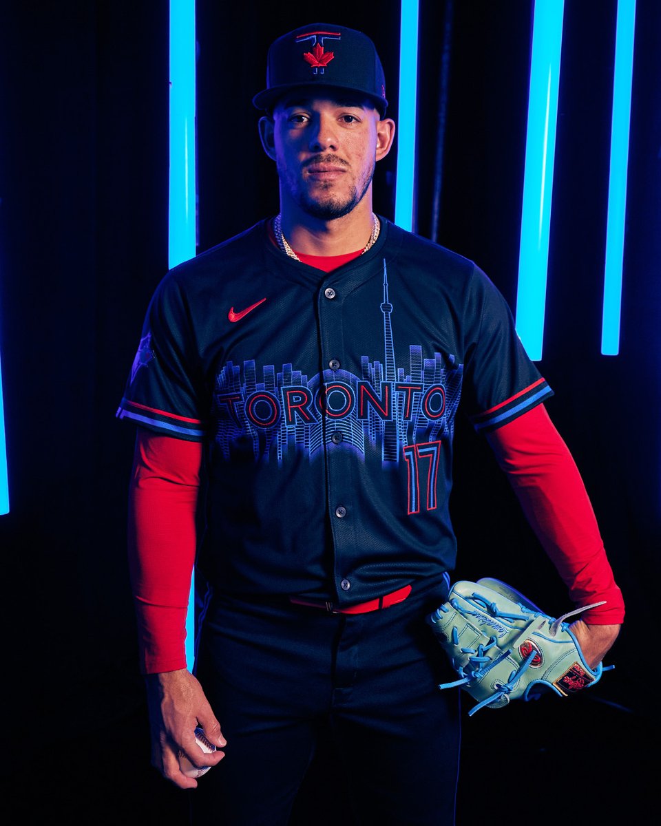 The Blue Jays' City Connect uniform is HERE! 👀 Toronto's night mode is now activated