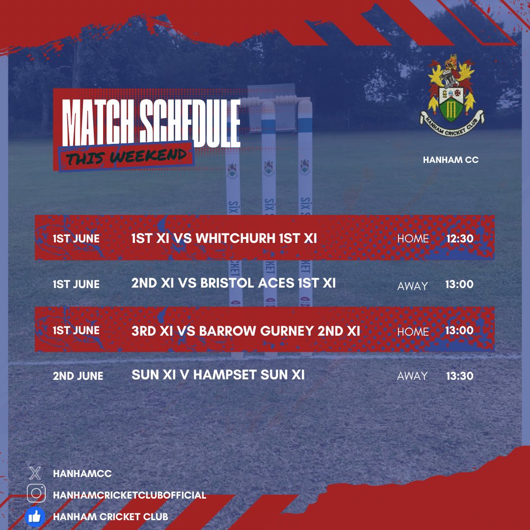 This weekends fixtures!!