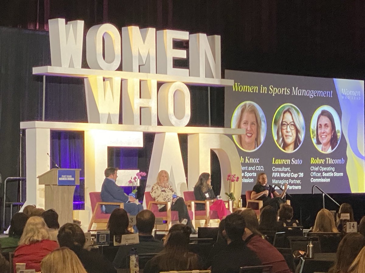 Great day of sessions at the ⁦<a href="/PSBJ/">Puget Sound Business Journal</a>⁩  #Women Who Lead Summit in downtown #Seattle