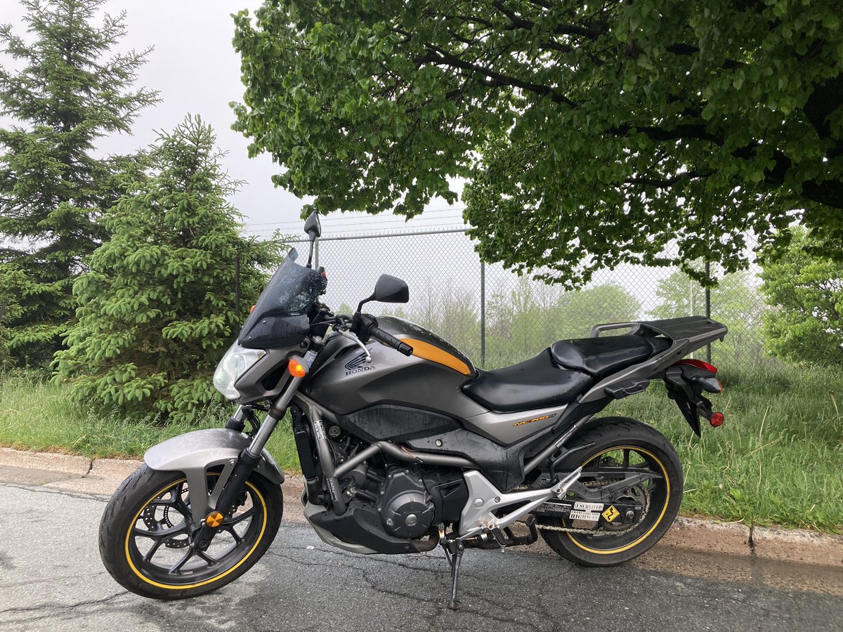 cedavis82's tweet photo. Hey @HondaMotoCA, did you miss me? I passed all kinds of odometer milestones on my #NC700sa while cruising is the USA (set to miles). Managed to capture this yesterday morning. Foggy view of #BedfordBasin #RideRed next pic at 100,000kms! https://t.co/D0Sey1KOma