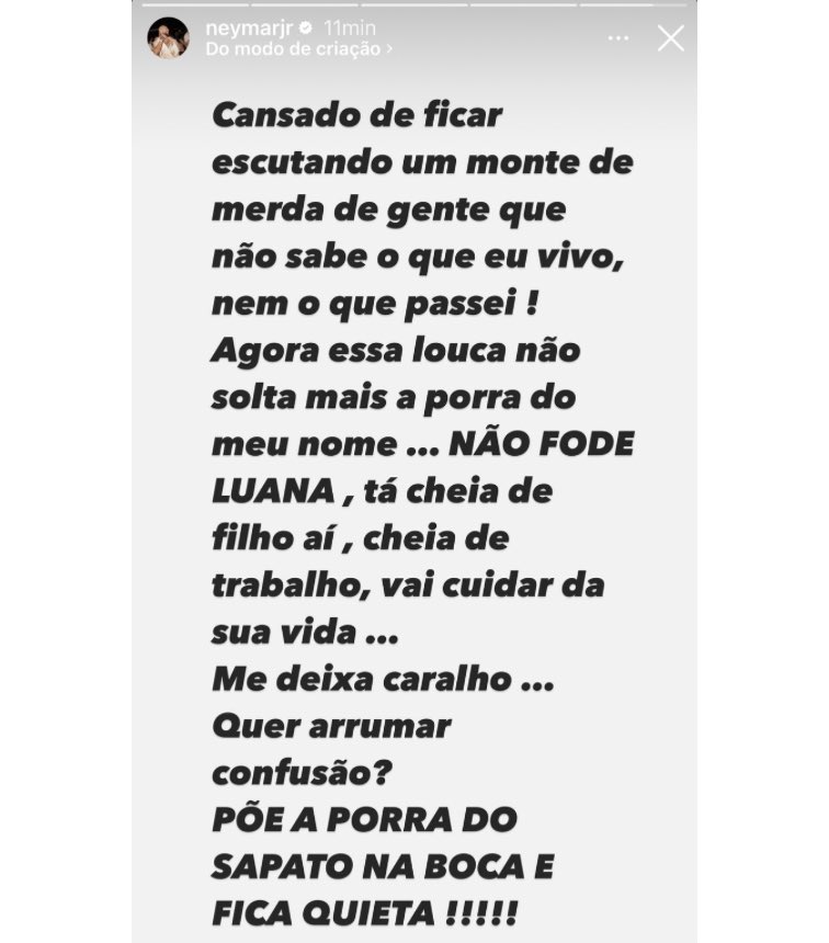 guiazevedo31's tweet photo. Isso que virou o melhor brasileiro revelado neste século: uma celebridade.

Não joga bola há meses, não decide pela seleção, não foi protagonista em clube algum…

Defendi, acreditei e cansei. Hoje é difícil ligar o futebol a Neymar. Decepcionante. https://t.co/o6XodrGlK3