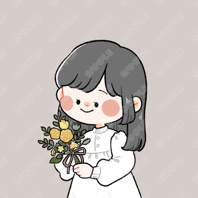 「bouquet long sleeves」 illustration images(Latest)