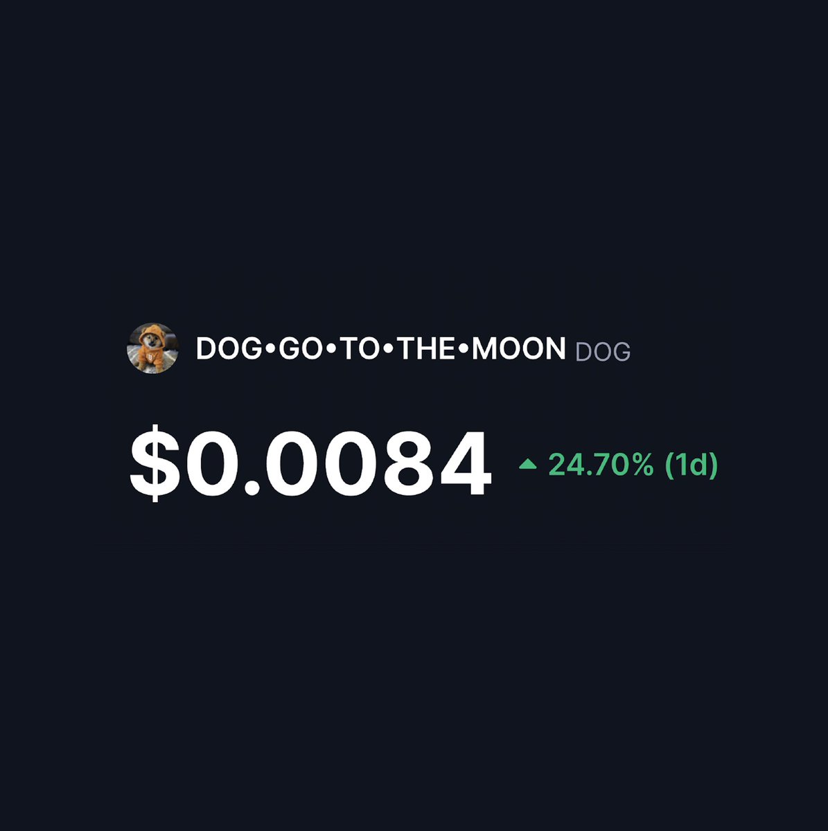 $DOG just reached a new ATH market cap of $840M!🐕🚀🌕