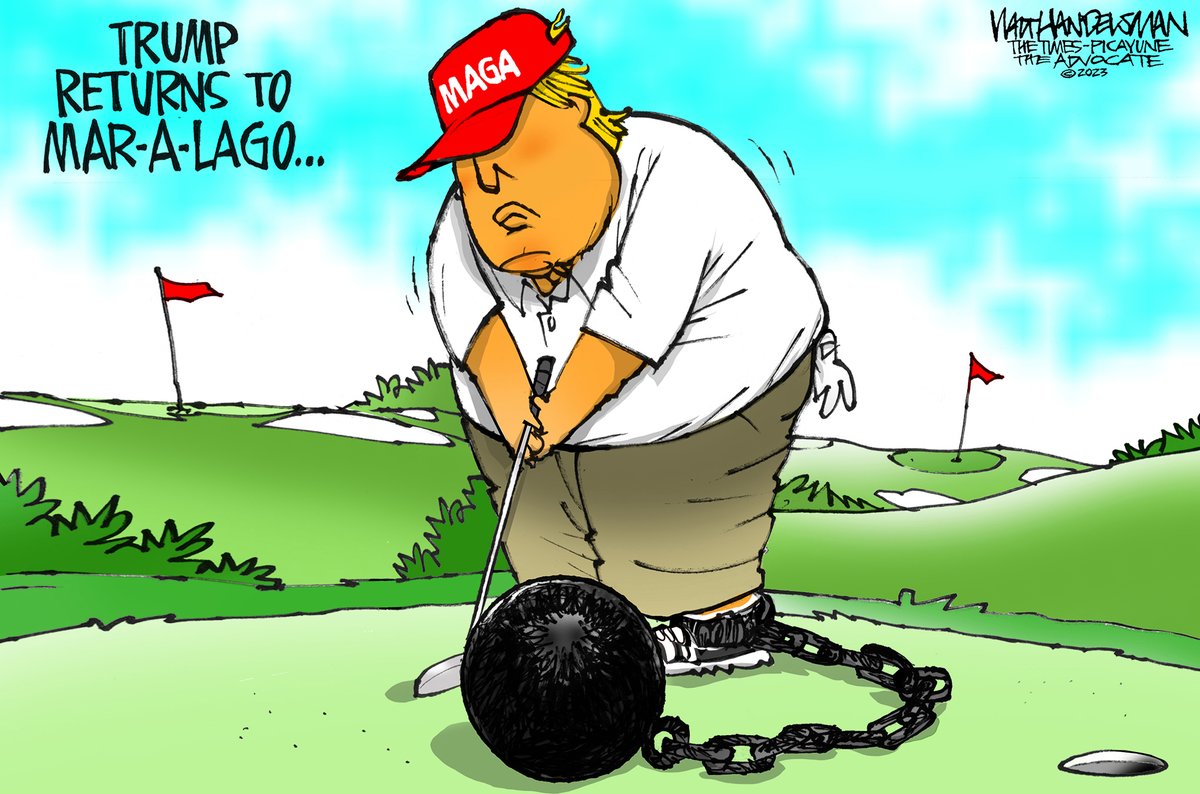 Walt_Handelsman's tweet photo. From April 2023 https://t.co/qzx7srdwTh