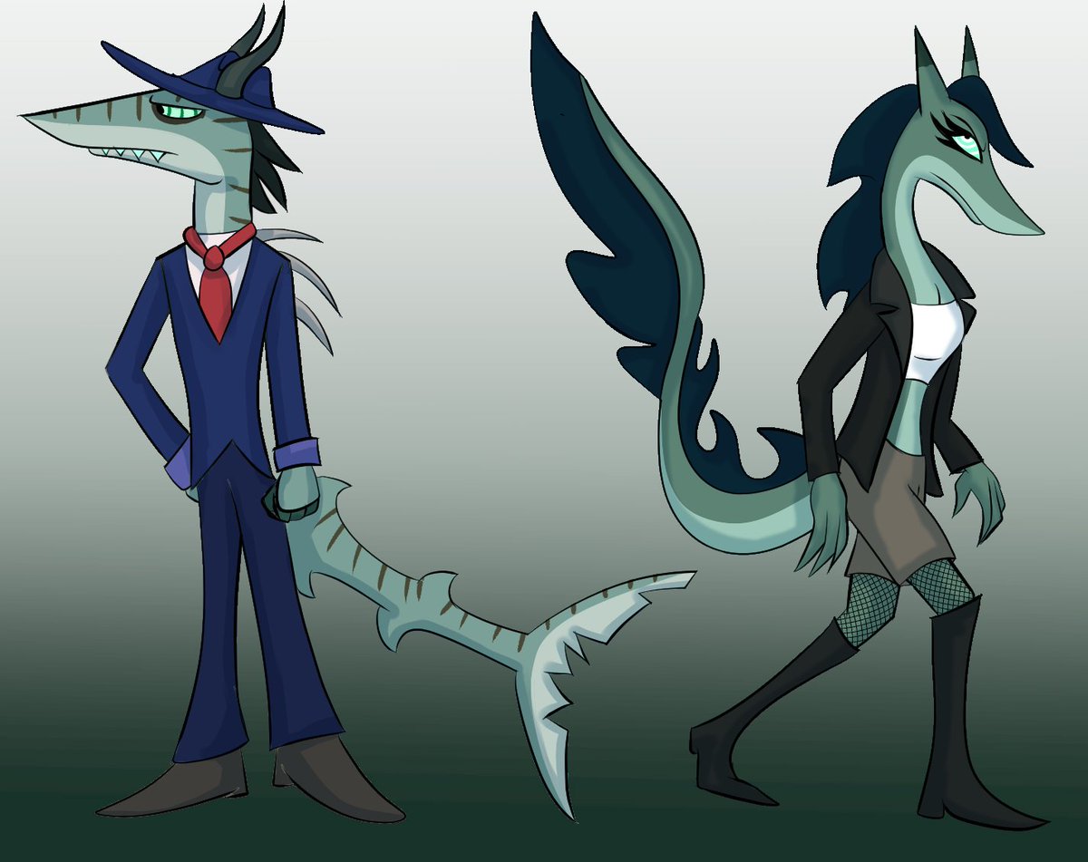 Aspen_Wind's tweet image. A couple of characters that will appear in my upcoming Straz fanfic that I am currently planning.

They still need names.... -_-

#HelluvaBoss #HelluvaBossocs