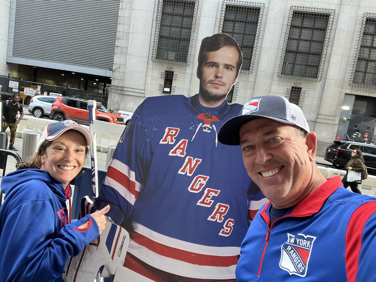 JeNeilG's tweet photo. Let’s go Rangers! Game 5 ECF….Beat the Cats! #nyr https://t.co/EW4qFawyU7