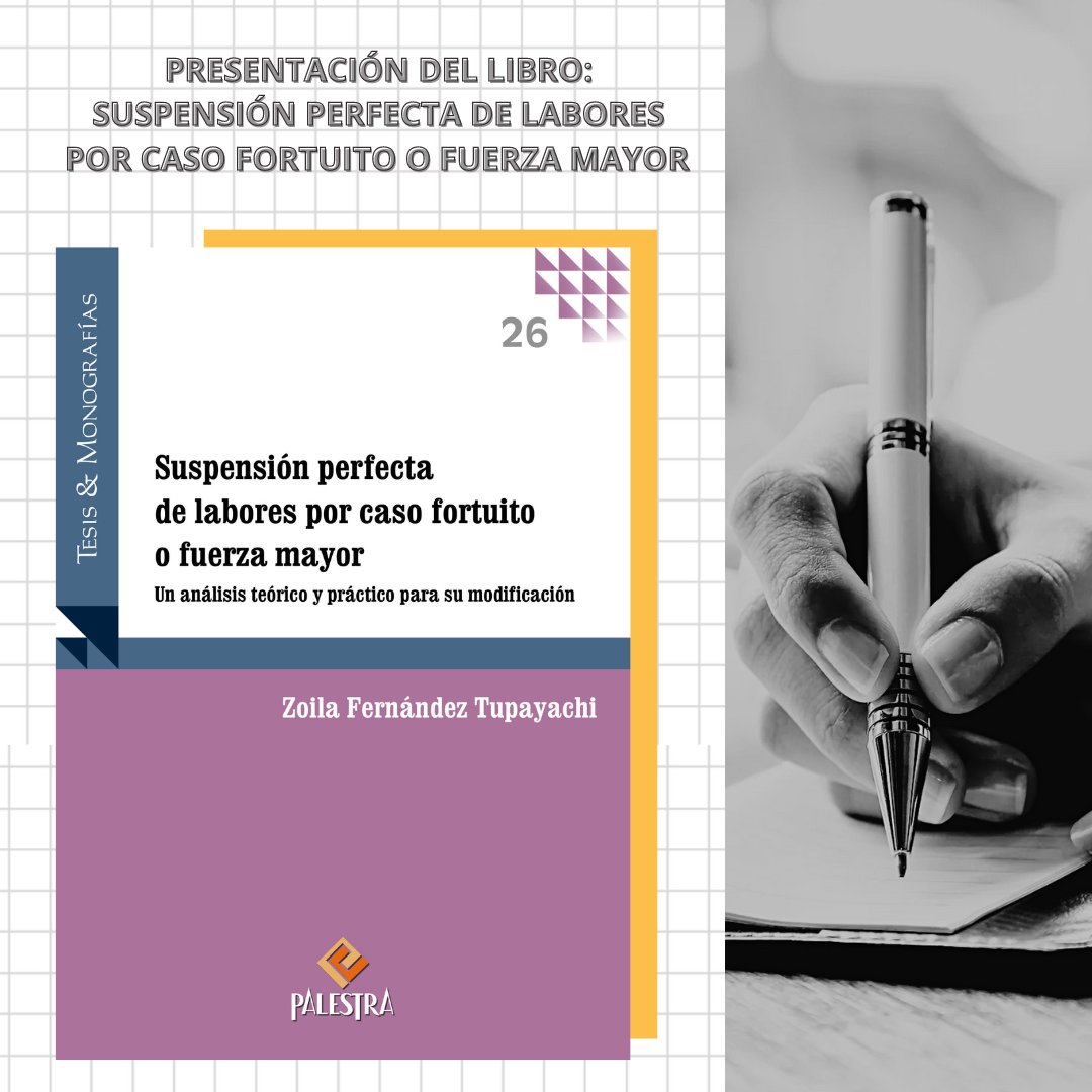 GeosePeru's tweet photo. #EVENTO🥳

Desde GEOSE, compartimos algunas fotos de lo que fue el evento de presentación del libro "Suspensión perfecta de labores por caso fortuito o fuerza mayor", redactado por Zoila Fernández Tupayachi, libro altamente recomendado‼️
Agradecemos a los ponentes y asistentes. https://t.co/BMfhB7HHer