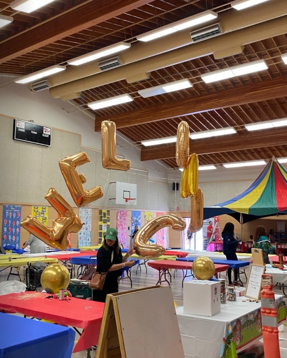 Setting up for the <a href="/CambridgeLearns/">Cambridge Elementary</a> Fun Fair.  Energy and excitement!