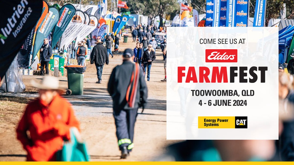 Come visit us at FarmFest Queensland next week at stand K29! We'll be showcasing a range of Cat® engines on display. We look forward to seeing you there.   #FarmFest2024 #Agriculture #ThePowerYouNeed