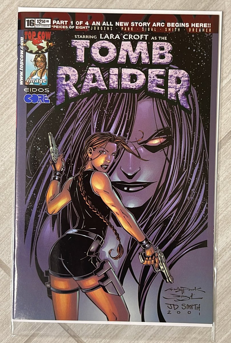 It’s time for Thursdays @TopCow classics! First up, Tomb Raider #16! New story arc! From the team of Jurgens, Park, Sibal, and JD Smith… #TombRaider #LaraCroft #topcow #comics