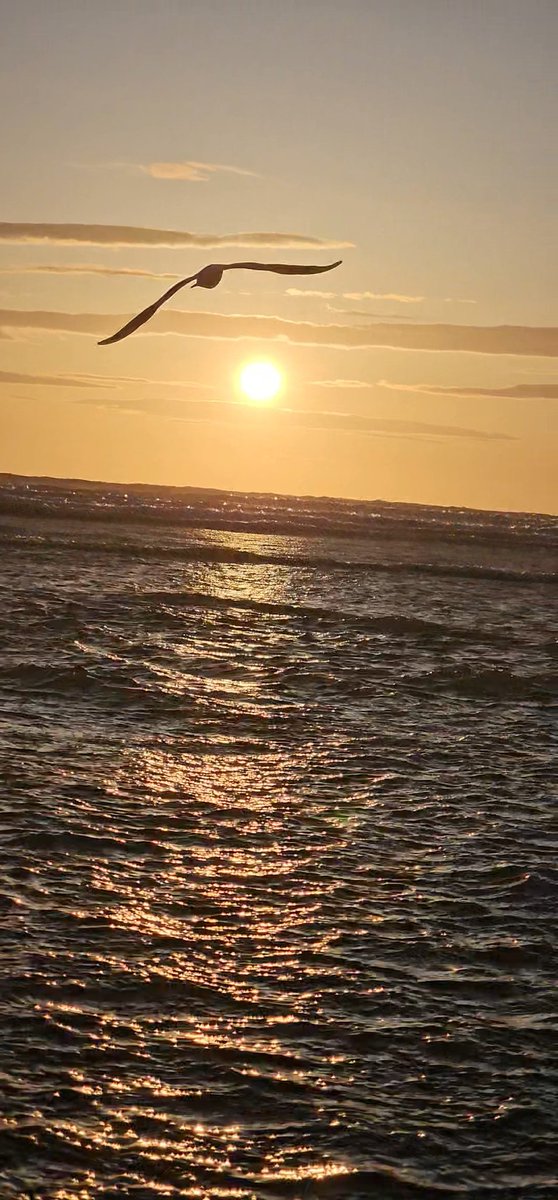 Cemaes Beach was amazing tonight 😍 #Anglesey 
Yes I got my feet &amp; trousers wet to get this photo 🤣